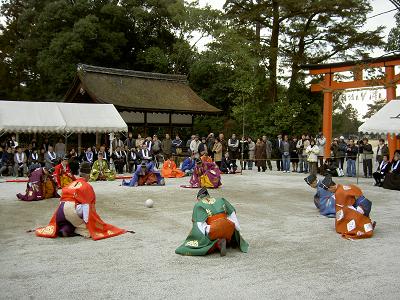 紀元祭（蹴鞠奉納）