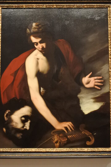 ゴリアテの首を持つダヴィデ