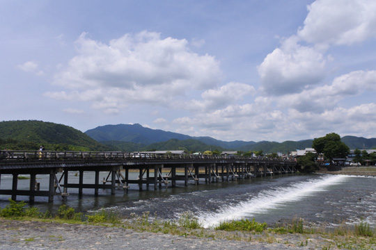 愛宕山と渡月橋
