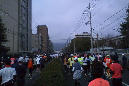 3km地点、四条通