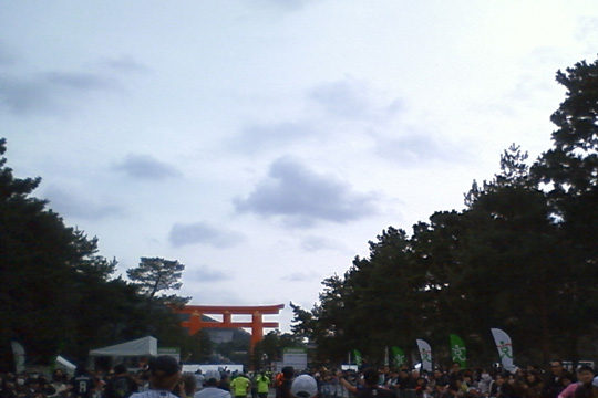 京都マラソンフィニッシュ