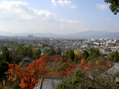 多宝堂から見た京都市内