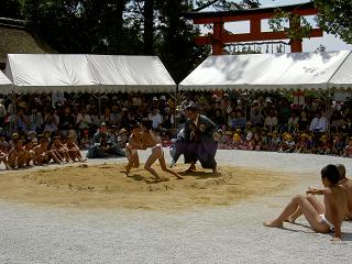 重陽神事・烏相撲